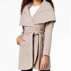 T Tahari Marla Wrap Coat